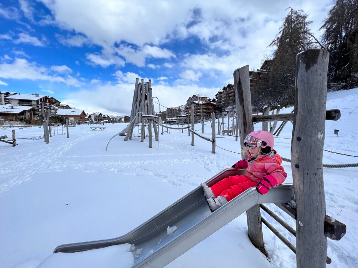 In Nendaz is ook een leuke speeltuin.