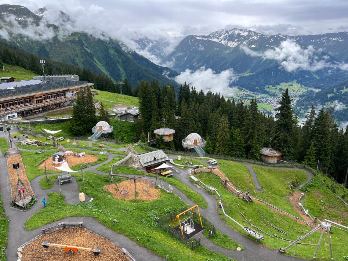 Het prachtige Madrisa Alp in Davos-Klosters.