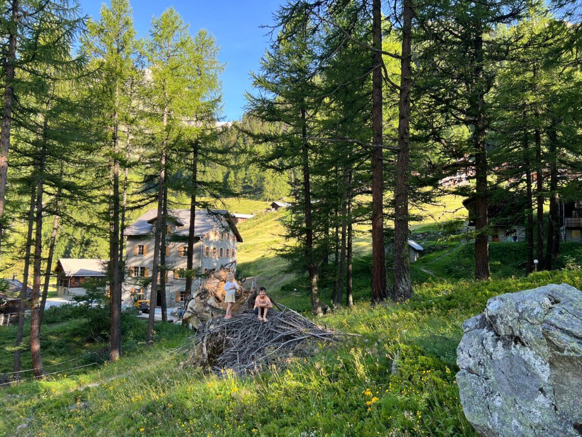 In het prachtige Lötchental in Zwitserland ligt hotel Fafleralp Hideaway Resort.