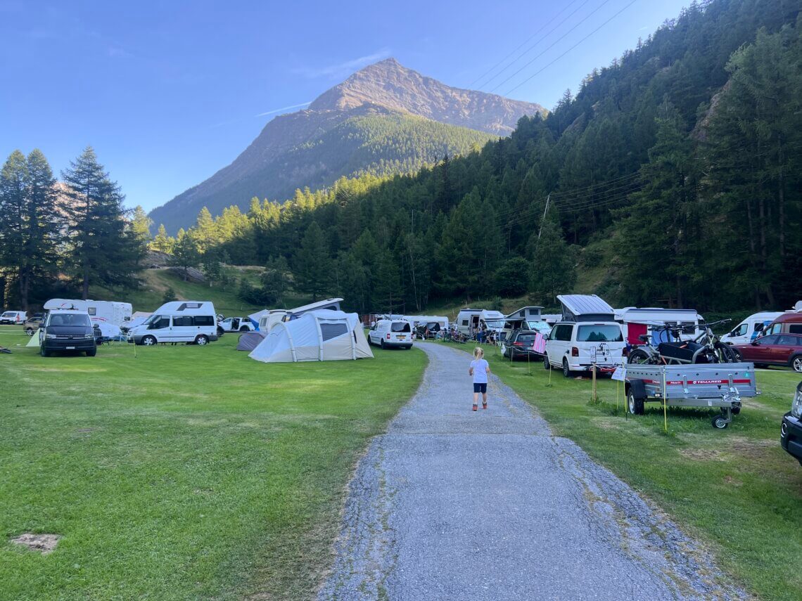 Camping Kapellenweg in Saas-Grund.