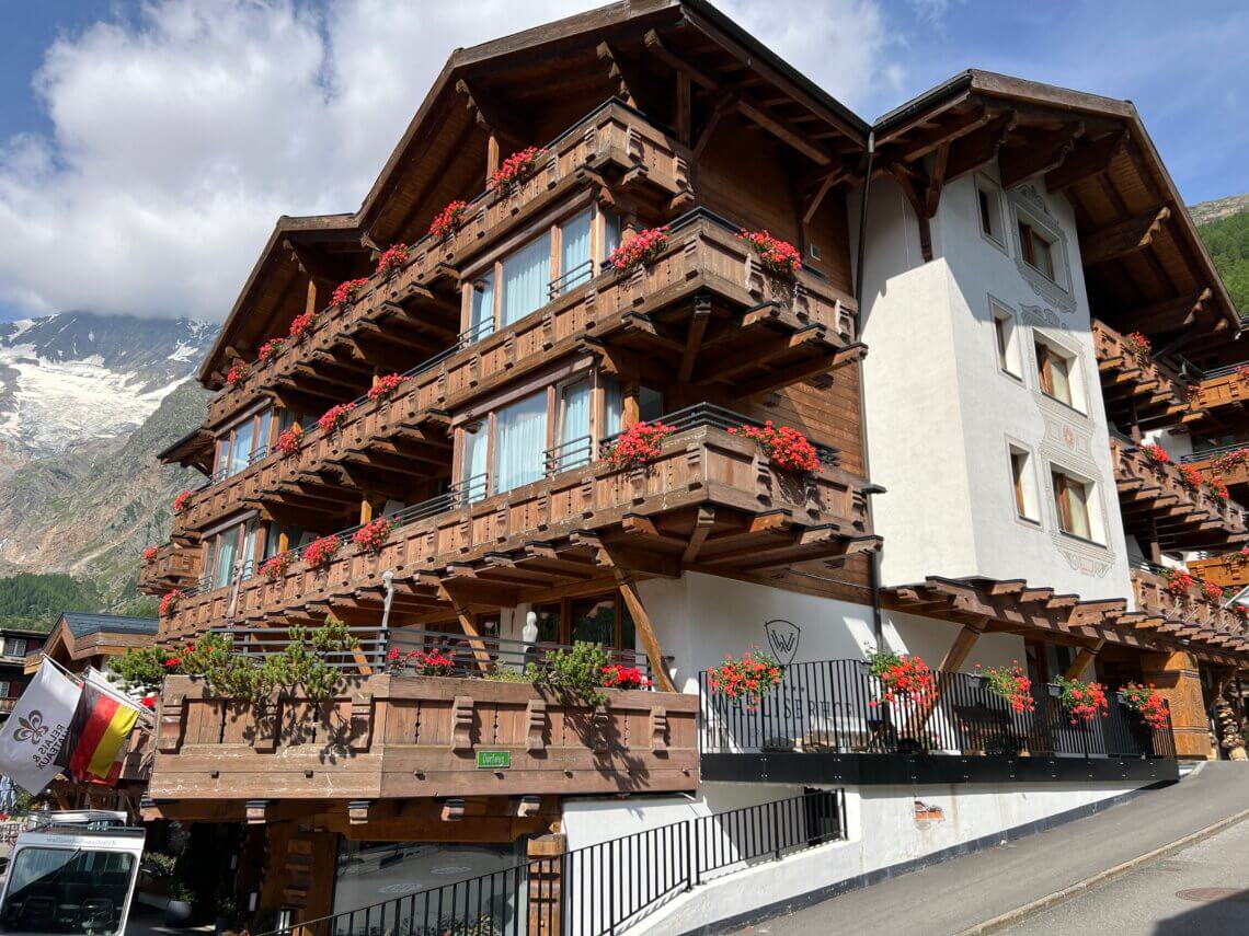 Hotel Walliserhof in Saas-Fee.