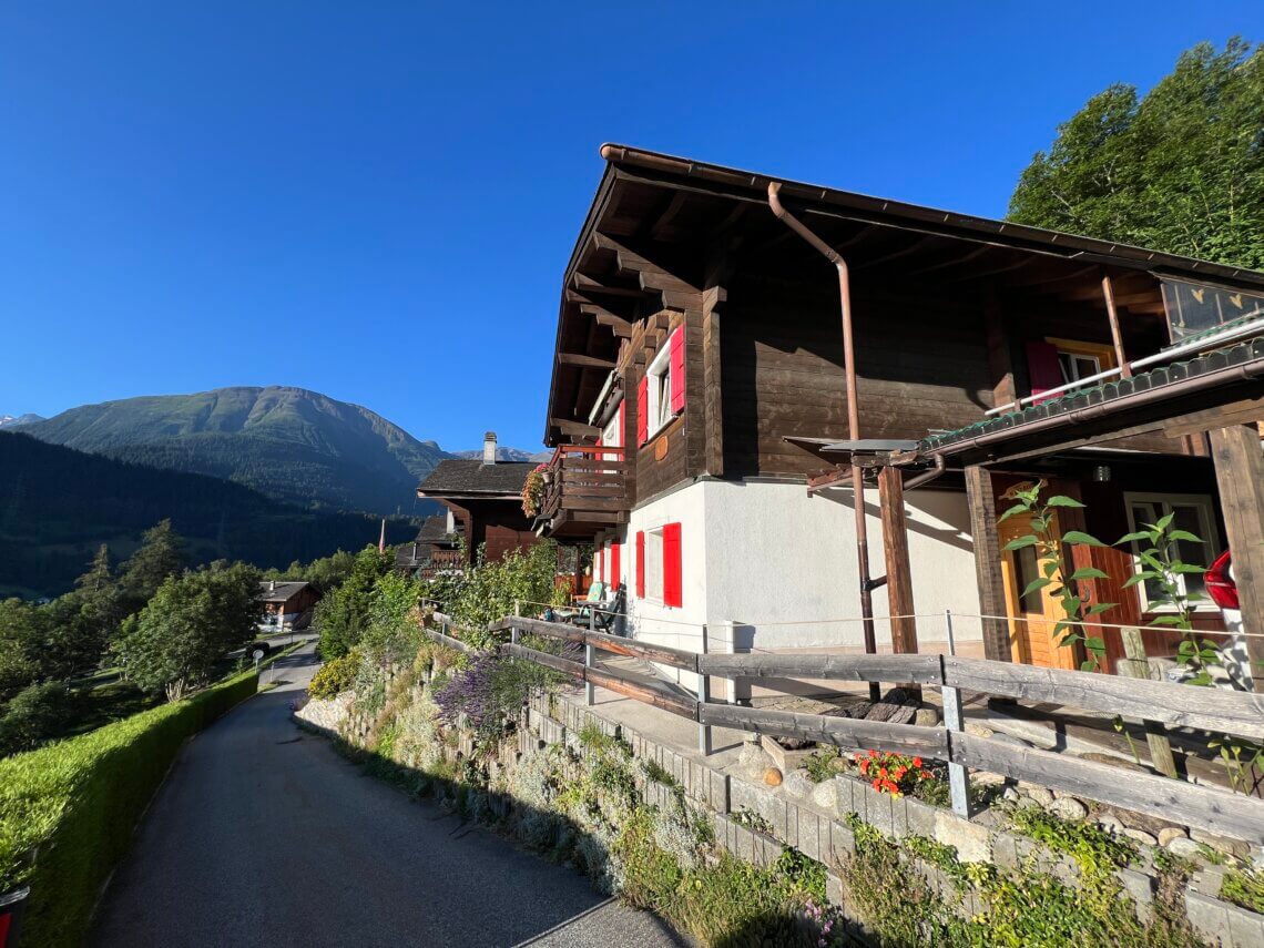 Ons chalet in Fiesch.