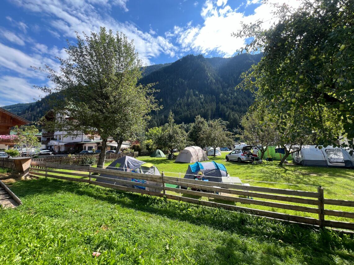 Campingplatz Mayrhofen, een camping op loopafstand van Mayrhofen.